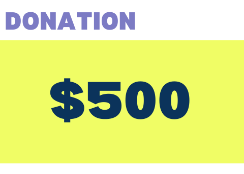 $500 Donation