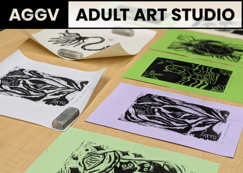 Introduction to Linocut Printing | Adult Evening Workshop | Ages 18+ | Thursday, May 8, 2025 | 6pm-8pm