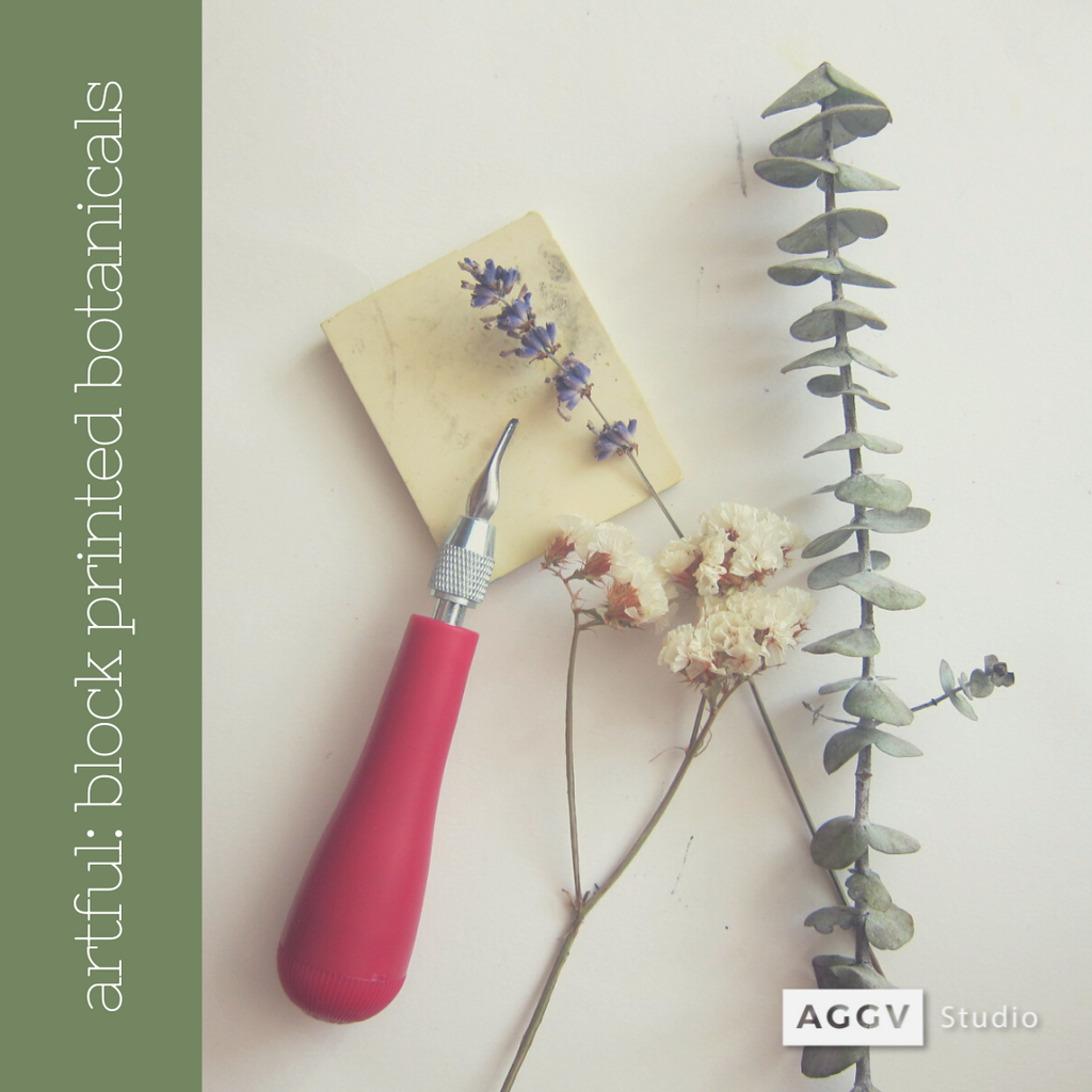 artful: Block Printed Botanicals (fall 2022 | adult workshop | in-person)