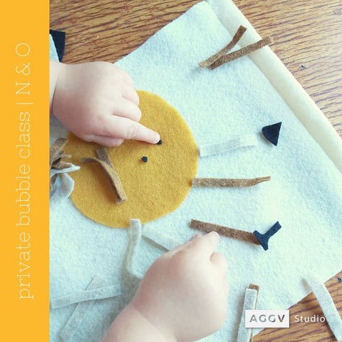 Private Bubble Workshop for N & O (spring 2021 | in-person)