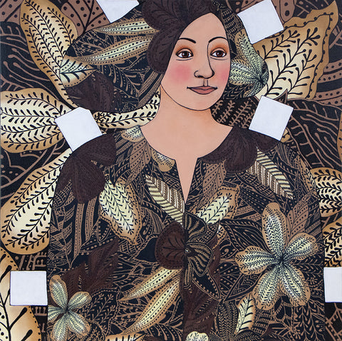 Diana Durrand, In my Garden, there she was, Mother Earth