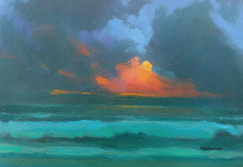 Marshall Hugh Kaiser, January Sunset, Dallas Road II