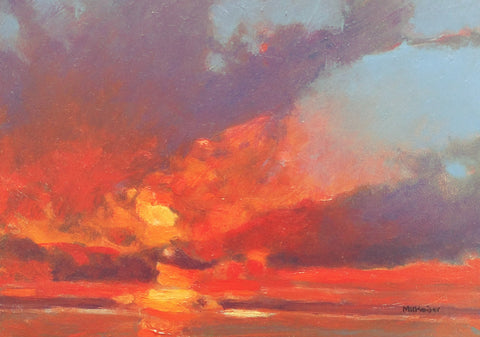 Marshall Hugh Kaiser, January Sunset, Dallas Road I