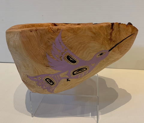 Mike Bellis, Burl Bowl Grace (Hummingbird)