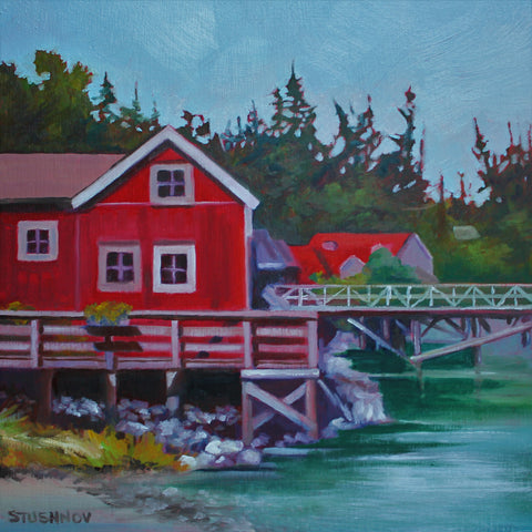 Sharlene Stushnov-Lee, Wickham Net Shed, Bamfield