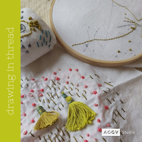 Drawing In Thread (spring 2021 | ages 12-16 | in-person)